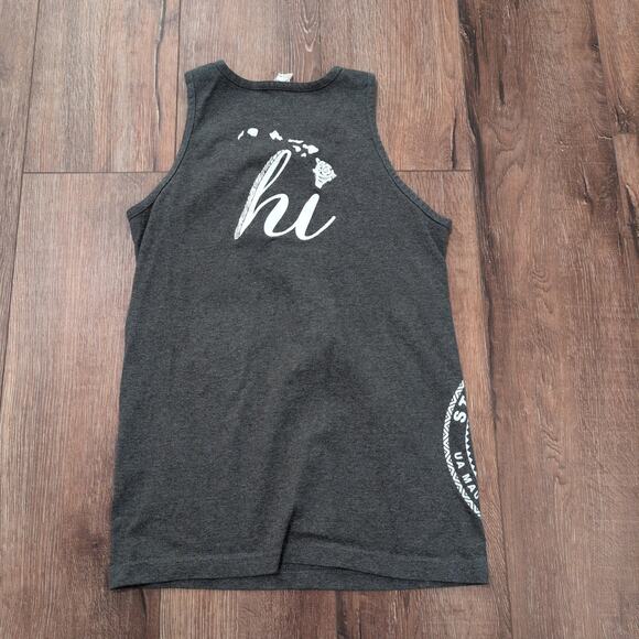 VTG Aloha State Hawaii Adult Small Tank Top Shirt Beach Ocean Surf - Picture 5 of 5